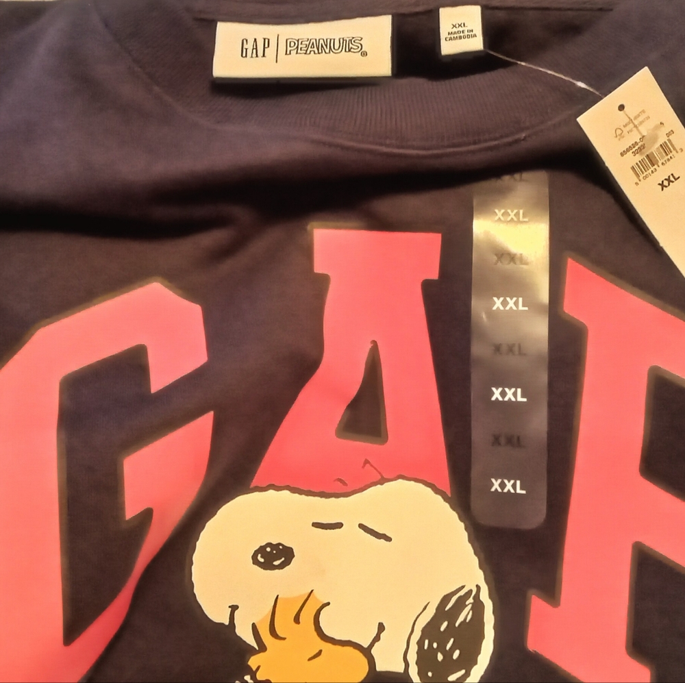 GAP  Snoopy Graphic Sweatshir- Navy